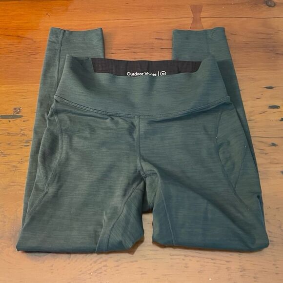 Outdoor Voices Leggings XS Green - Picture 2 of 4